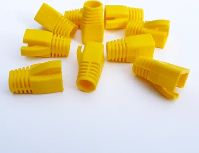 Zdjęcie produktu dla Zaślepka DATACOM do RJ45 (CAT6A, CAT7) żółta (10szt)