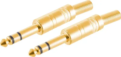 Obrázok produktu pre shiverpeaks BS50200-G2 konektor 6,3 mm zlatý (BS50200-G2)