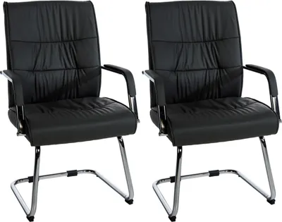 Produktbild von 2er Set Besucherstühle Sievert schwarz