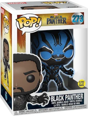 Produktbild von Marvel Black Panther - Black Panther 273 Glows in the Dark - Funko Pop! - Vinyl Figur