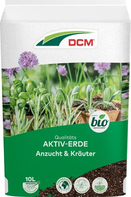 Produktbild von Cuxin DCM Aktiv-Erde Anzucht & Kräuter 10 L Anzuchterde Kräutererde