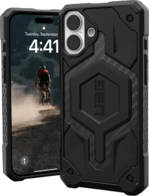 Produktbild von [U] by UAG Monarch Pro, Cover, Apple, iPhone 16 Plus, 17 cm (6.7"), Karbon