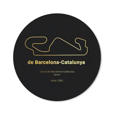 Produktbild von MuchoWow® Mauspad Mousepad Formel 1 - Rennstrecke - Barcelona 40x40 cm - Mousepads - Maus Mat - Pad - Mausunterlage - Schreibtisch Accessoires