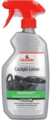 Produktbild von Nigrin Cockpit-Lotion Pfleger 500ml Kunststoff-Pflege Cockpit-Reiniger Reinigung