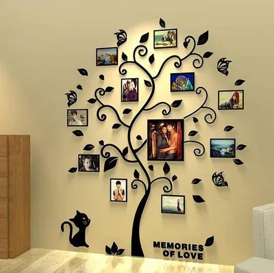 Immagine prodotto di Adesivi murali 3D per soggiorno, camera da letto e cameretta dei bambini – Rimovibili