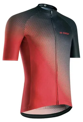 Obrázek produktu pro Cyklistický dres s krátkým rukávem Gist Flow, oranžový, velikost M, pánský, oranžový, velikost M