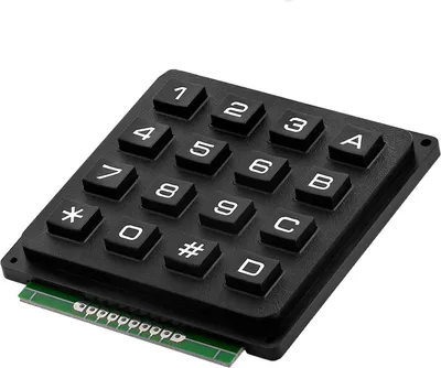 Produktbild von AZ-Delivery Module 4x4 Matrix Keypad Tastatur kompatibel mit Arduino und Raspberry Pi, 1x Keypad