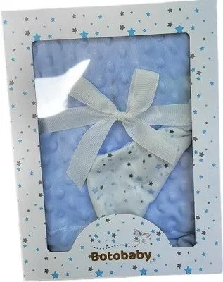 Produktbild von BotoBaby® Babydecke Baby Kuscheldecken 75x100 cm + Geschenkbox - Kinderdecke