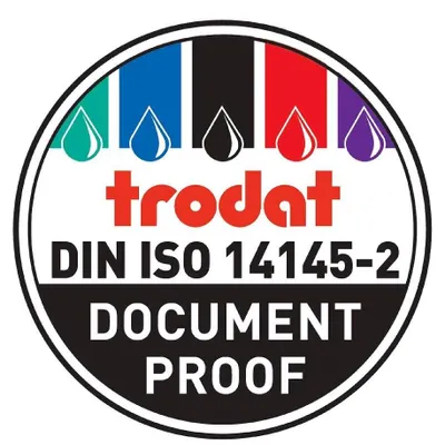 Produktbild von Trodat 81023, Stempelkissen, Schwarz, Trodat, 5203, 5440, 5440/L and 5253, Schwarz, 58 mm