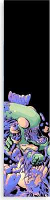 Imagen del producto de Agarre - Patineta - Cinta de agarre - Morado "Alien" - Grueso