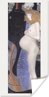 Produktbild von MuchoWow® Poster Hoffnung I - Gustav Klimt 20x40 cm - Plakat - Foto