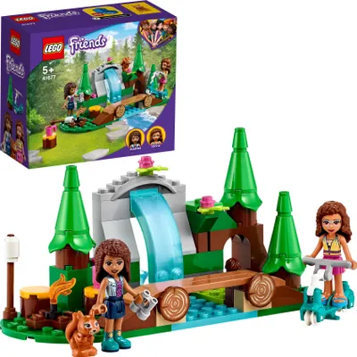 Produktbild von LEGO 41677 LEGO Friends Wasserfall im Wald, Camping Spielzeug ab 5 Jahre mit Mini-Puppen