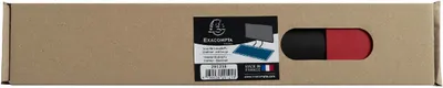 Obrázok produktu pre Exacompta 29121E Podložka pod stôl 35x60 cm pružnáPolyuretándvojfarebná čierna červená