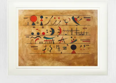 Produktbild von Wassily Kandinsky Gerahmtes Bild Mit Edlem Passepartout | Wand-Bilder | Im Bilderrahmen - Zeichenreihen, 1931 (30 x 40 cm)