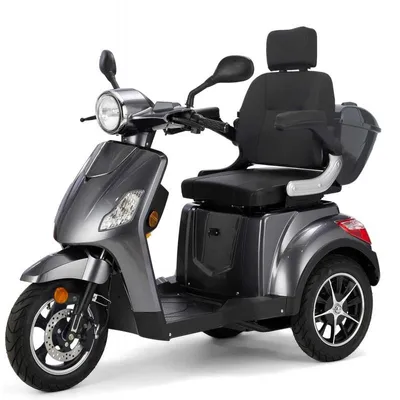Produktbild von Vita Care 1000 Li Seniorenmobil 1000 W Elektro-3-Rad mit 25 km/h,Akku bis zu 90 km Reichweite, Grau
