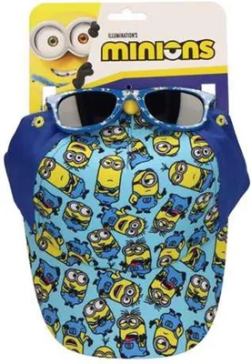 Obrázek produktu pro Čepice a sluneční brýle Minions modré