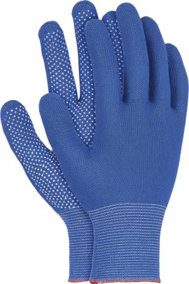 Produktbild von Arbeitshandschuhe / blau-weiß / Größe: 9 - L / OX-DOTUA_NW