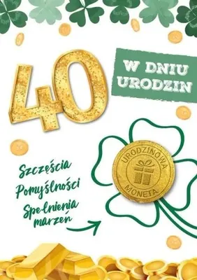 Zdjęcie produktu dla Karnet urodziny 40 - Armin Style