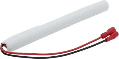 Produktbild von Notleuchtenakku NiMH 3,6V 1800mAh L1x3 Mignon AA mit Kabel und Faston-Buchsen -4,8mm / +6,3mm ersetzt 3,6 V Akku