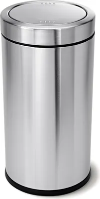 Zdjęcie produktu dla simplehuman CW1442, 55 l, Okrągły, Stal nierdzewna, Stal nierdzewna, Ręczny, Stal nierdzewna