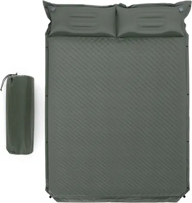 Produktbild von Famanu Campingmat für 2 Personen - selbstaufblasend - mit Kissen - ultraleicht - faltbar