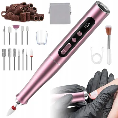 Produktbild von Nagelfeile, Nagelfräser für Gelnägel, Maniküre-Pediküre-Set, Elektrische Nagelfräser, Elektrisches Maniküre-/Pediküregerät, Elektrische Nail Drill