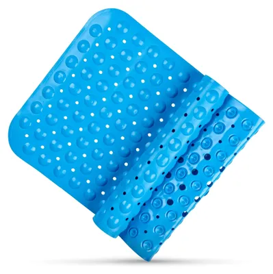 Produktbild von rutschfeste Badewannenmatte 100x40cm – Schimmelresistent & schnelltrocknend – Antirutschmatte Badewanne – Maschinenwaschbare Duschmatte rutschfest