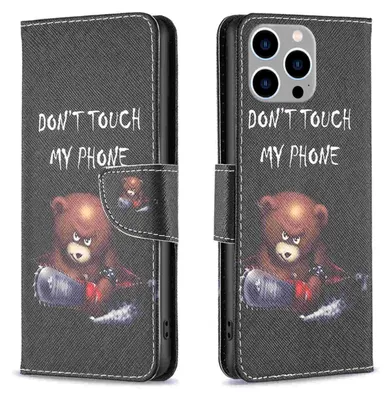 Image de Étui de protection en simili cuir pour Apple iPhone 15, motif 6