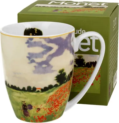 Zdjęcie produktu dla DUO | Kubki do kawy - Kubki - 360 ml - Monet Mohnfeld - Kubki - Porcelana