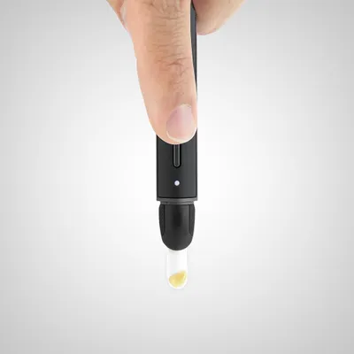 Produktbild von Puffco Hot Knife V2 Onyx elektrisches Dab Tool glasierte Keramikspitze USB-C