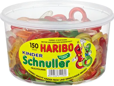 Obrázok produktu pre Haribo Detský cumlík s ovocnou príchuťou 5 druhov 1200g