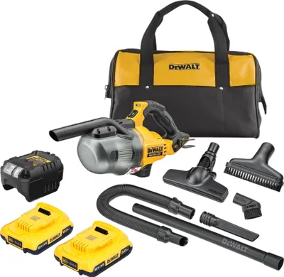 Zdjęcie produktu dla Odkurzacz akumulatorowy DeWalt DCV 501 LD2 18 V 0,7 l klasa pyłu L + 2x akumulator 2,0 Ah + ładowarka
