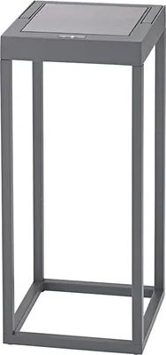 Image de SIGOR LED Lampe à accu et solaire "Numove" 325mm 2,2W 827 (ton chaud-extra) gris graphite dimmable