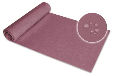 Produktbild von Tischläufer 40x140 cm flieder Leinenoptik beschichtet Lotuseffekt Tischband Mitteldecke