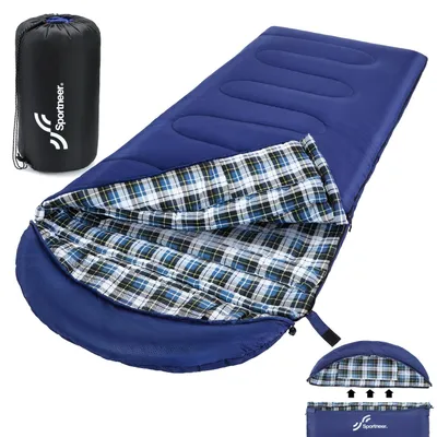 Productafbeelding van Slaapzak - Winterslaapzak - Flanel - 220 x 85 cm