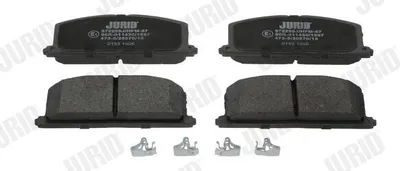 Produktbild von JURID Bremsbeläge Satz Vorne für TOYOTA STARLET (EP91) 572255J