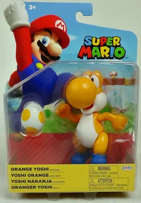 Produktbild von Nintendo Super Mario Personaggi 10 Cm Orange Yoshi