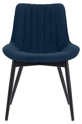 Produktbild von 4er-Set EMILY | Hotel Stuhl | Samt | Blau