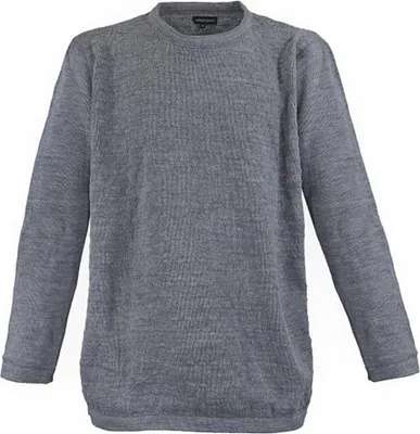 Produktbild von Übergrössen Schicker Strickpullover LAVECCHIA LV 404 Grau 4XL