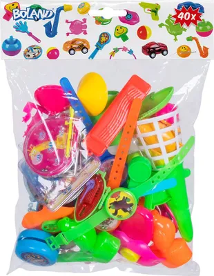 Produktbild von Partytüten-Sortiment mit 40 Spielzeugen