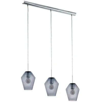Produktbild von EGLO Hängeleuchte MURMILLO Chrom und Schwarz 96774