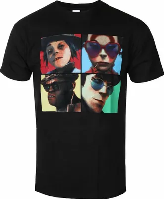 Obrázek produktu pro Gorillaz - Tričko "Humanz" pro muže/dámy Uni RO4008 (L) (Black)