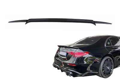 Produktbild von Kofferraumspoiler Spoiler Flügel für Mercedes S-Klasse W223 Limousine 2020+ Schwarz