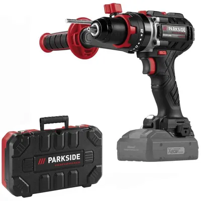 Produktbild von PARKSIDE PERFORMANCE 20V Akku-Schlagbohrschrauber PSBSAP 20-Li C3, ohne Akku, Ladegerät