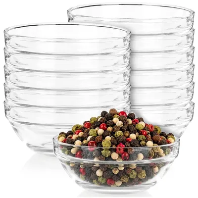 Produktbild von Vilde | Glasschälchen 12er-Set à 215 ml - Ø10,5 cm - Für Desserts und Snacks - Spülmaschinenfest