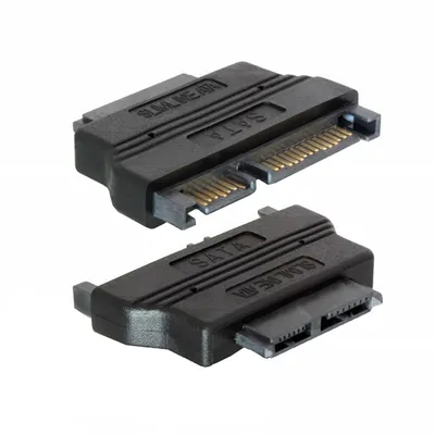 Produktbild von D32 SATA 22-Pin auf Slim SATA 13-Pin Adapter 5V – DVD/CD Laufwerk Anschluss für PC & Laptop, Konverter für optisches Laufwerk, kompakt & stabil