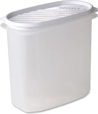 Obrázok produktu pre Famanu úložná nádoba, 2 litre - biela, bez BPA, flexibilná, vhodná do mikrovlnnej rúry a umývačky riadu