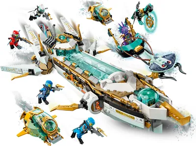Produktbild von LEGO NINJAGO Wassersegler, Bausatz, 9 Jahr(e), Kunststoff, 1159 Stück(e), 1,75 kg
