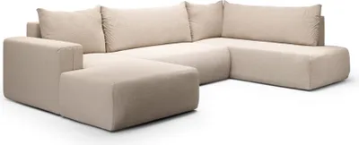 Produktbild von Intenso Ecksofa mit Schlaffunktion LECCO U, Links, Beige