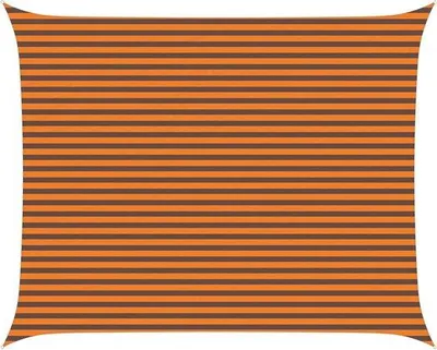 Productafbeelding van Zonnescherm Zeil - Buiten Schaduw - Terras Beschermen - UV Bestendig - 5 x 4 m - Oranje Bruin